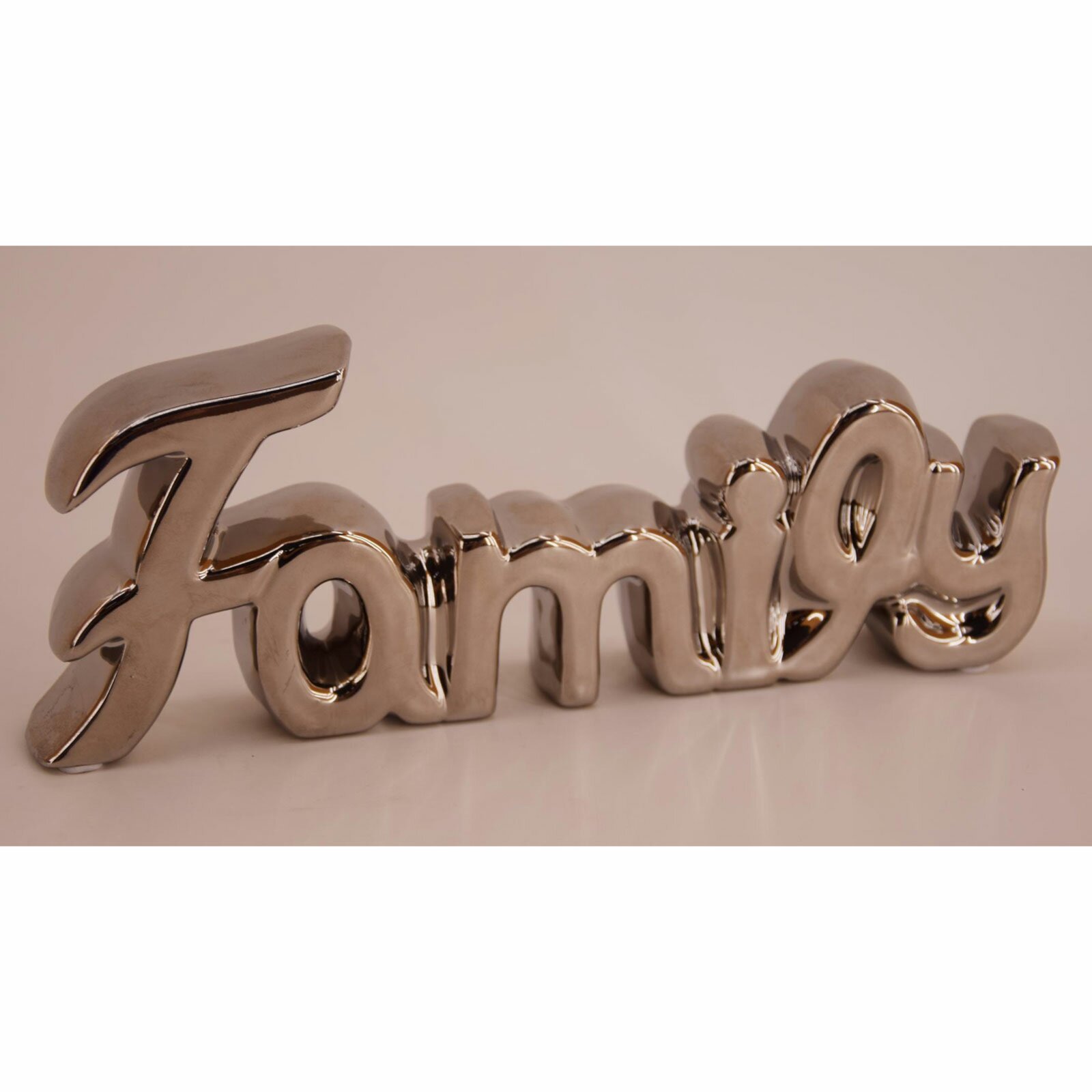 Schriftzug - silber Deko ROLLER FAMILY Online - Keramik | kaufen bei