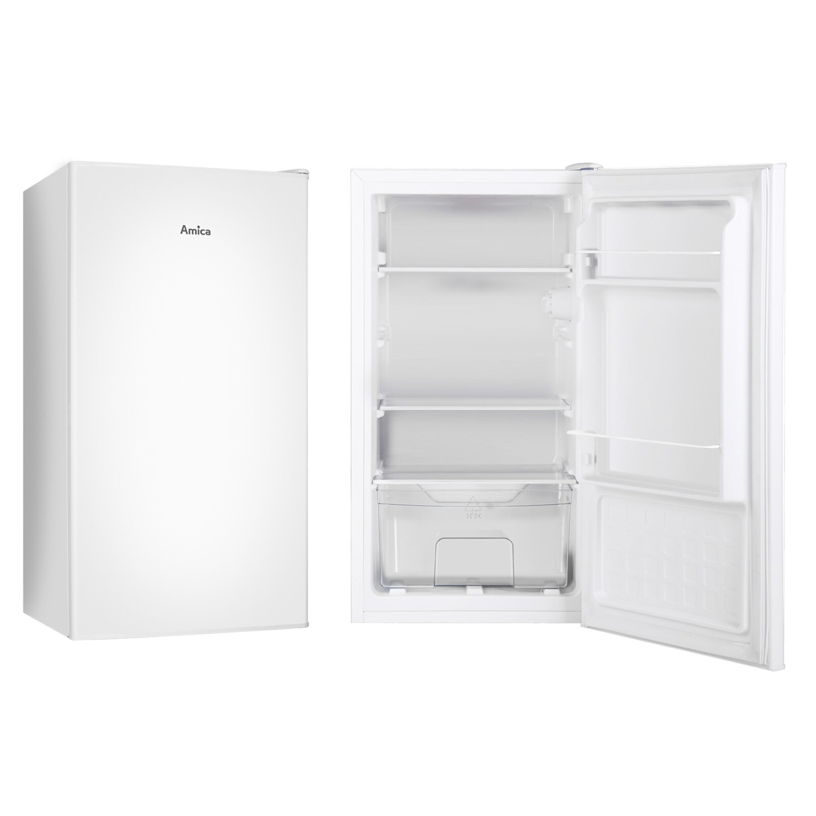 AMICA Vollraum-Kühlschrank VKS 351 kaufen bei E W ROLLER | Online - - weiß 116