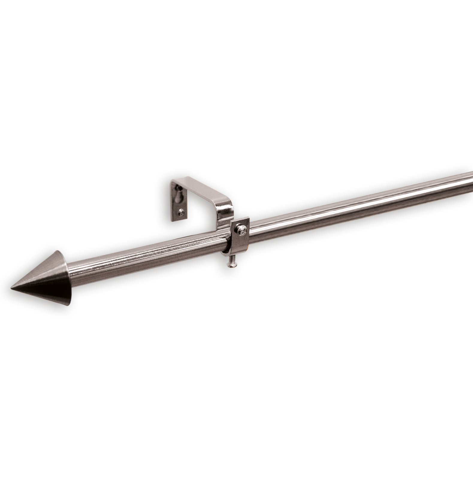 Gardinenstange - Edelstahl - Kegelform kaufen cm 130-240 - Online ROLLER | bei