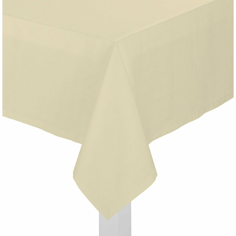 Tischdecke mit beige cm | Online - WIRTHNATUR Kuvertsaum 85x85 - ROLLER bei kaufen