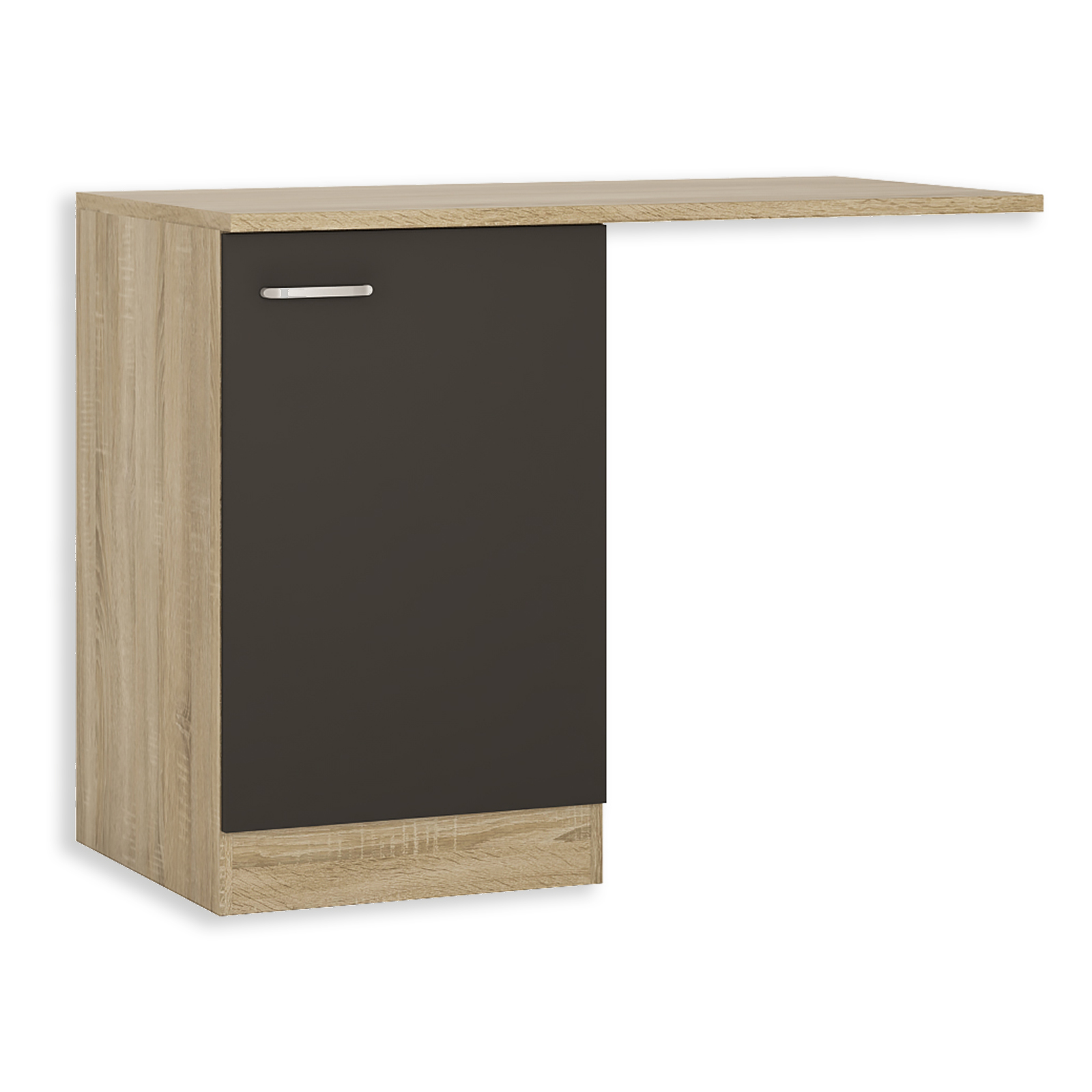 spülenunterschrank - anthrazit-sonoma eiche - 110 cm breit