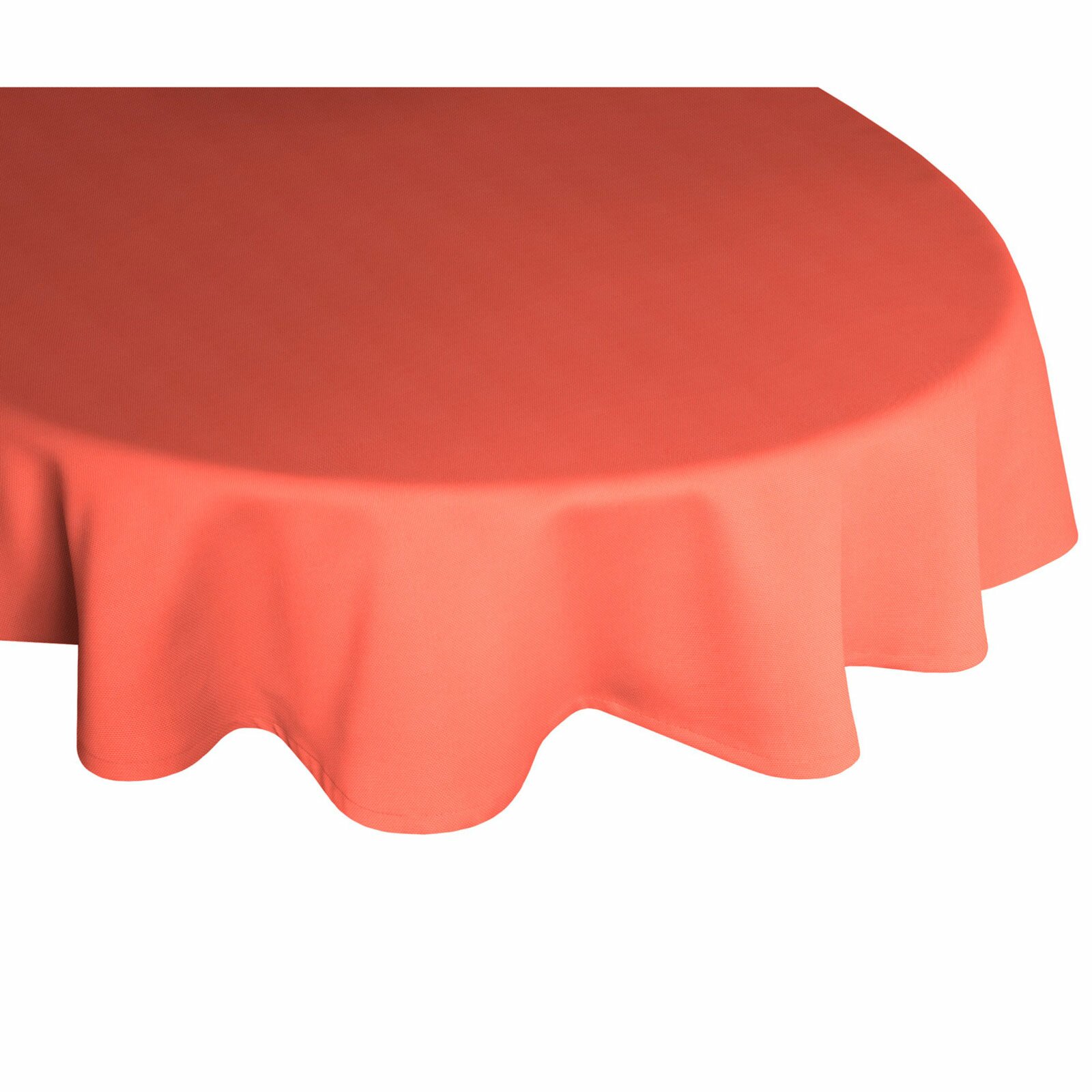 Tischdecke WIRTHNATUR - rot | mit eBay U-Saum - - oval