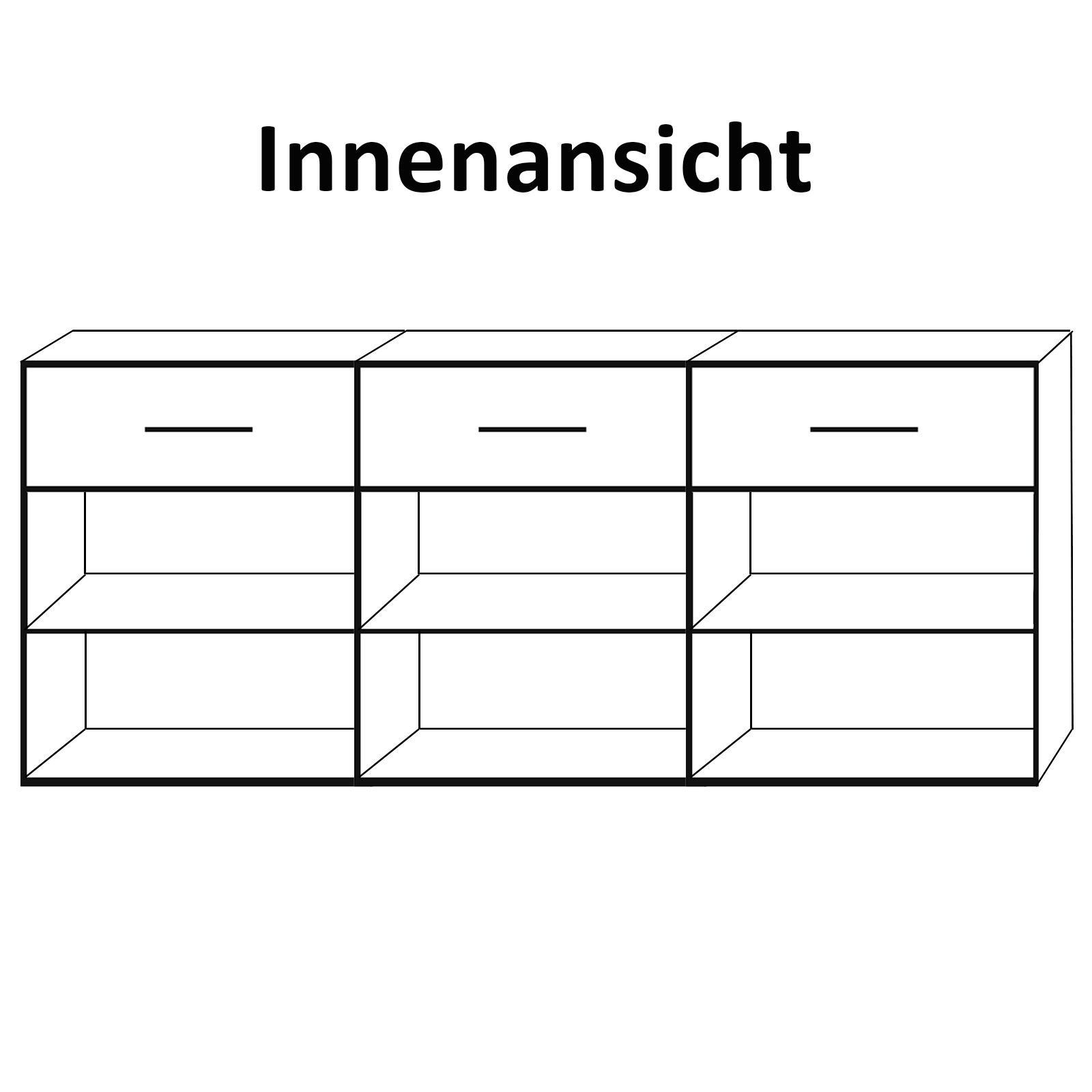 Sideboard - Sonoma Eiche - 218,4 cm | Online bei ROLLER kaufen