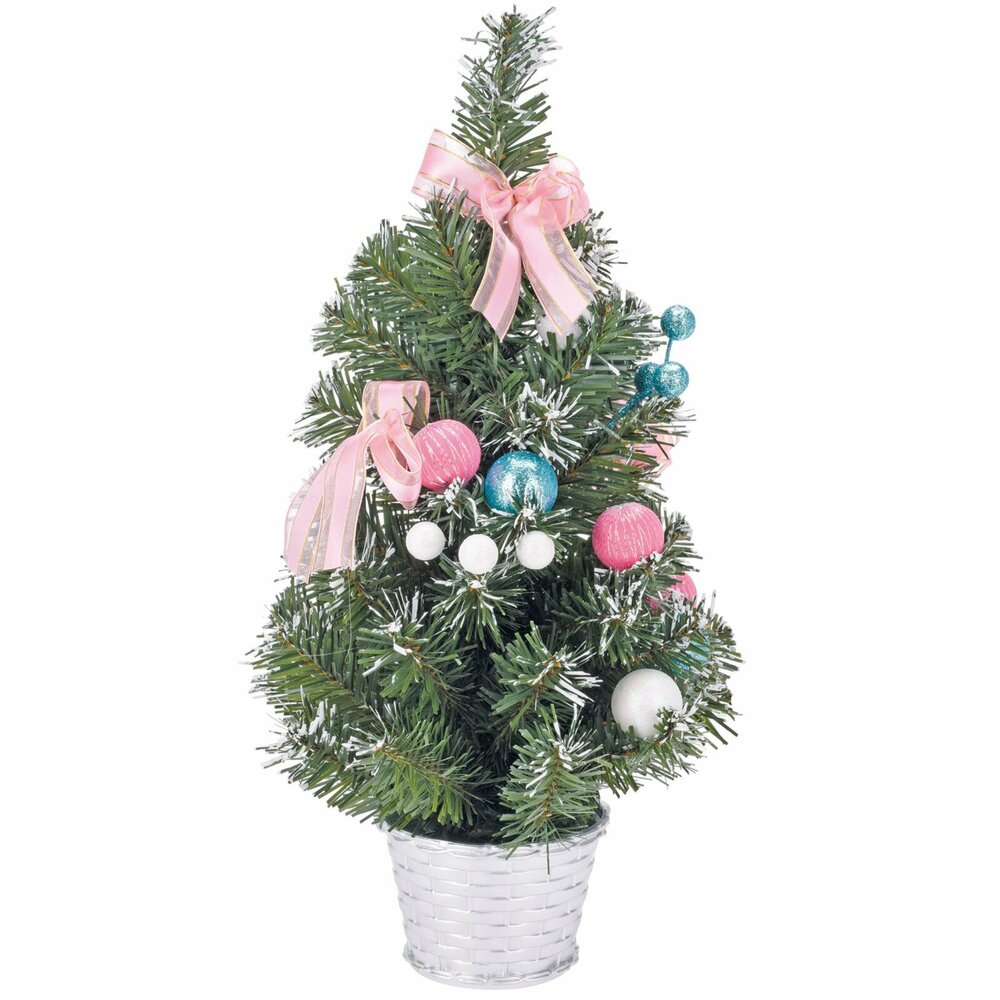 Weihnachtsbaum grünrosa mit Topf Online bei ROLLER kaufen