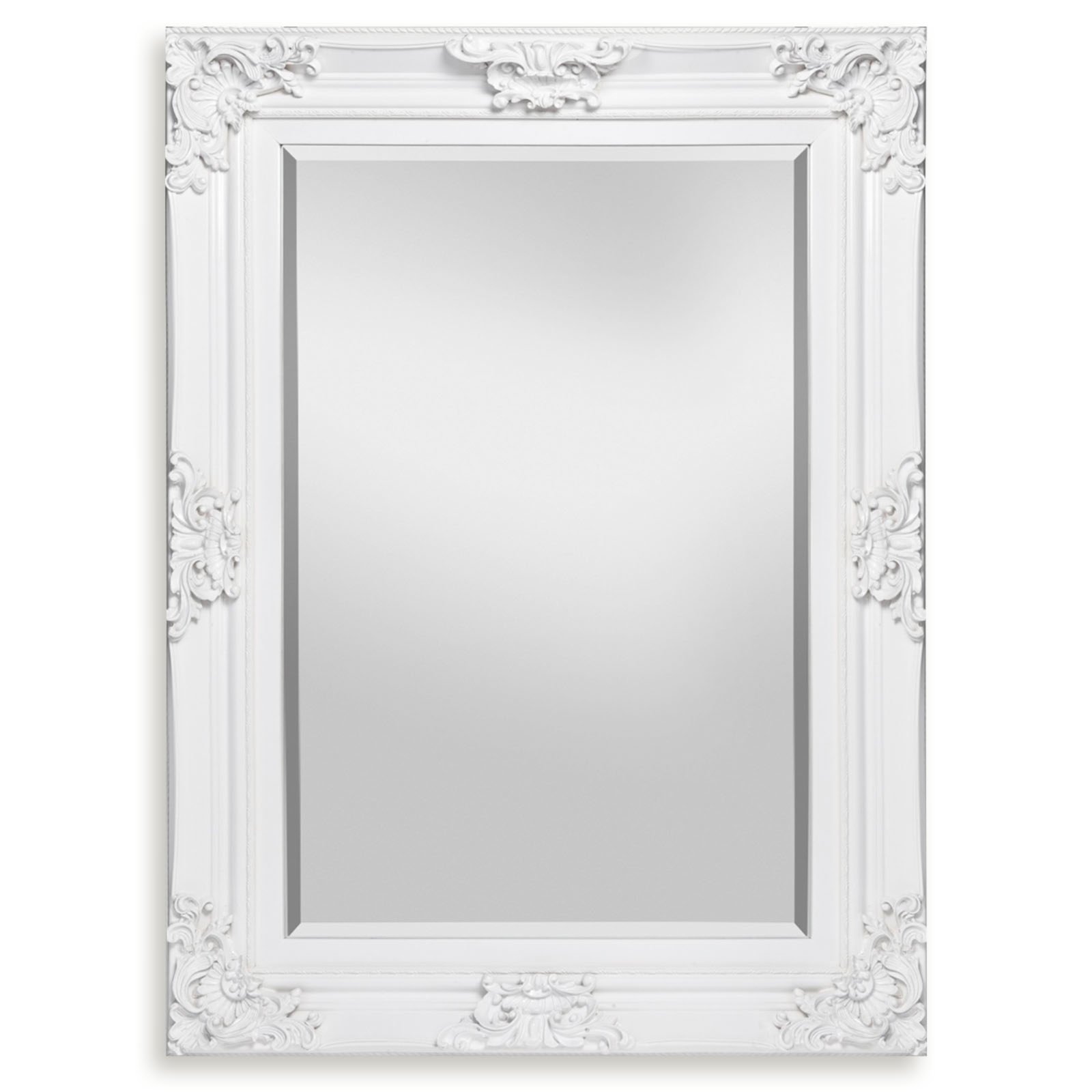 Spiegel - weiß Hochglanz - 85x115 cm