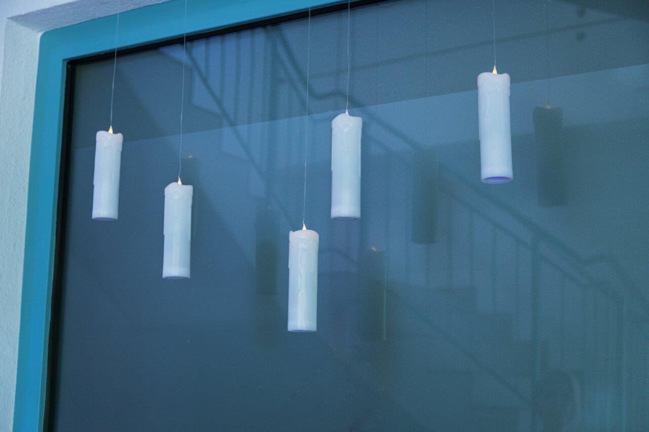5er-Set LED bei - weiß Hängen | zum Kerzen - ROLLER Online mit Fernbedienung kaufen