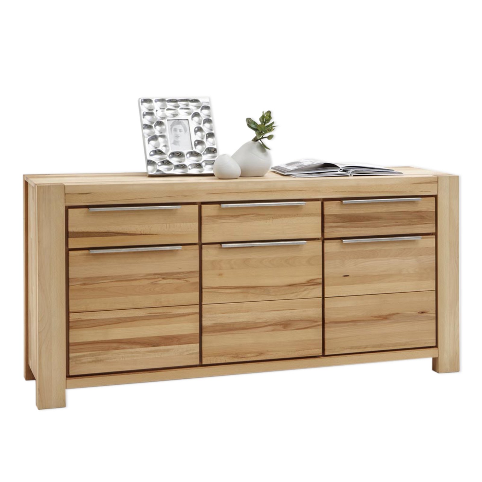 Sideboard NENA Kernbuchenatur Massivholz 175 cm