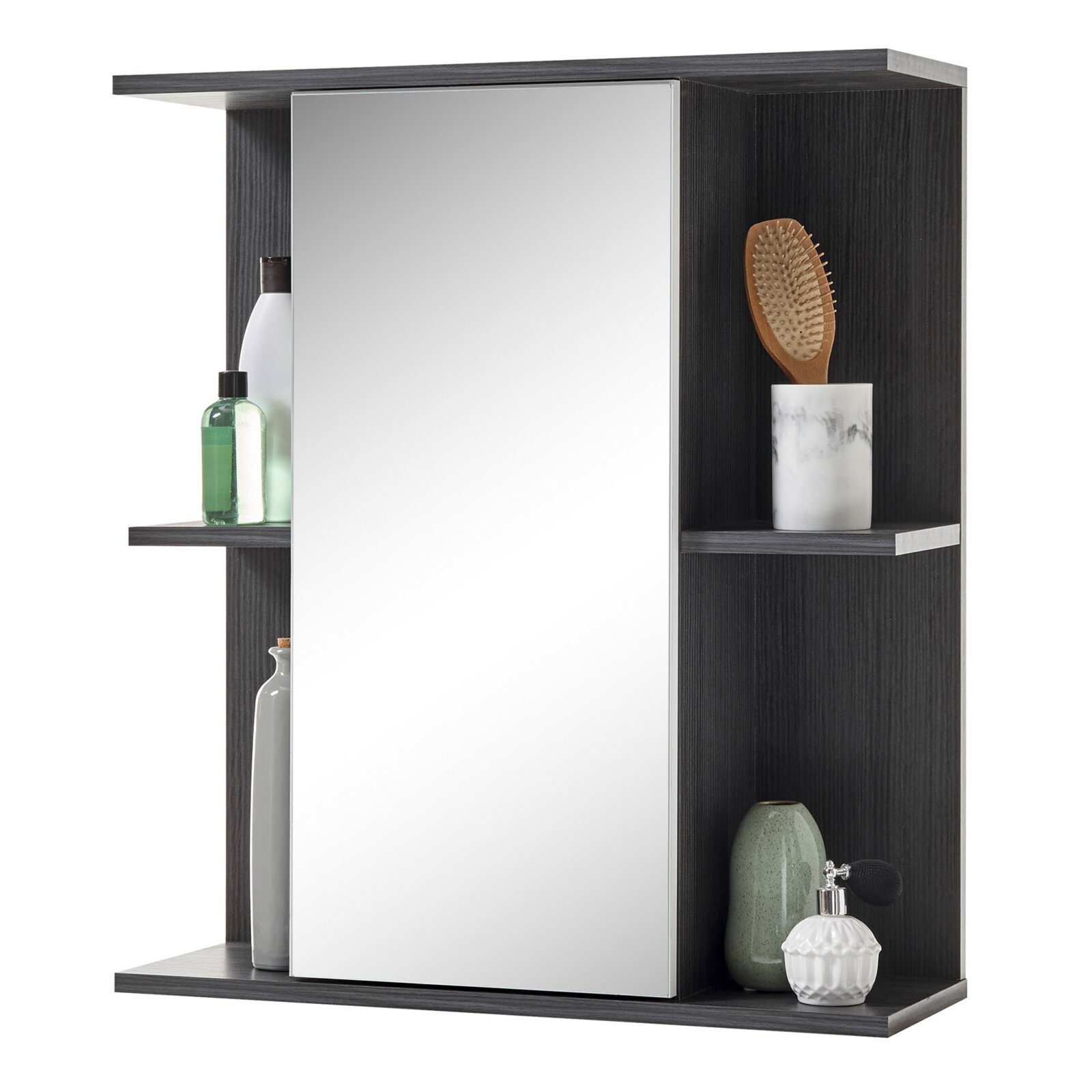 Spiegelschrank - grau bei | kaufen ROLLER Ablagefächer Online - 4