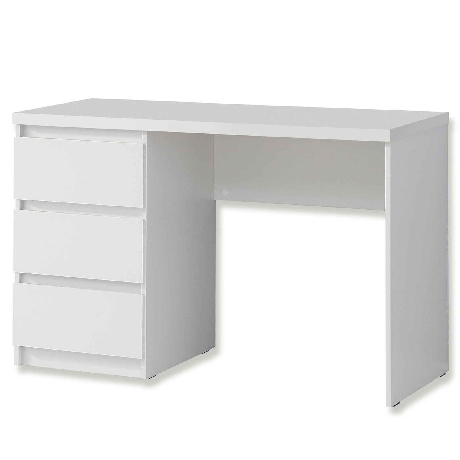 Schreibtisch - weiß matt - 108 cm