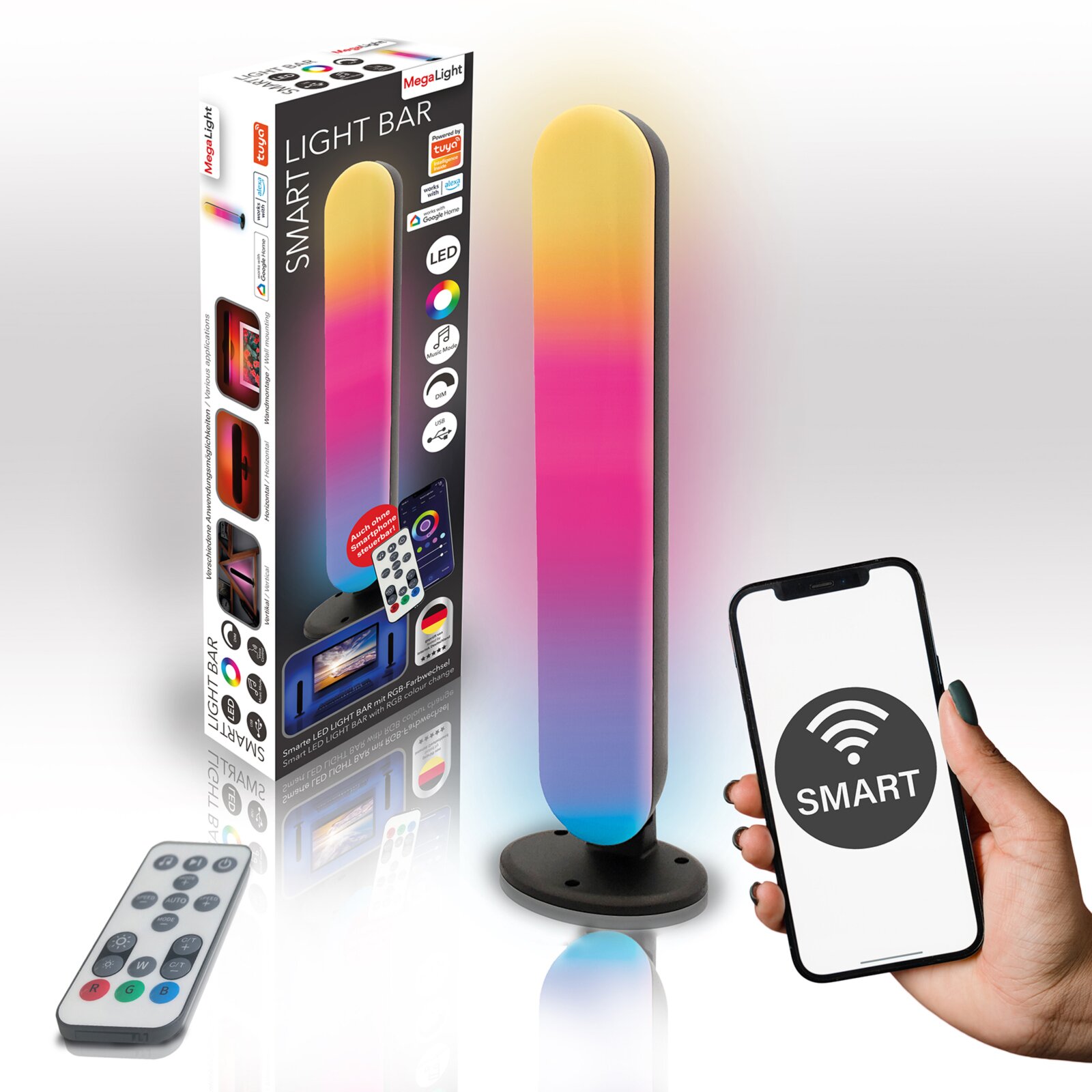 SMART-LED-RGB-Lightbar - dimmbar App-steuerbar kaufen - ROLLER | Online per bei